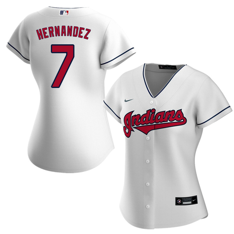 Nike Women #7 Cesar Hernandez Cleveland Indians Baseball Jerseys Sale-White